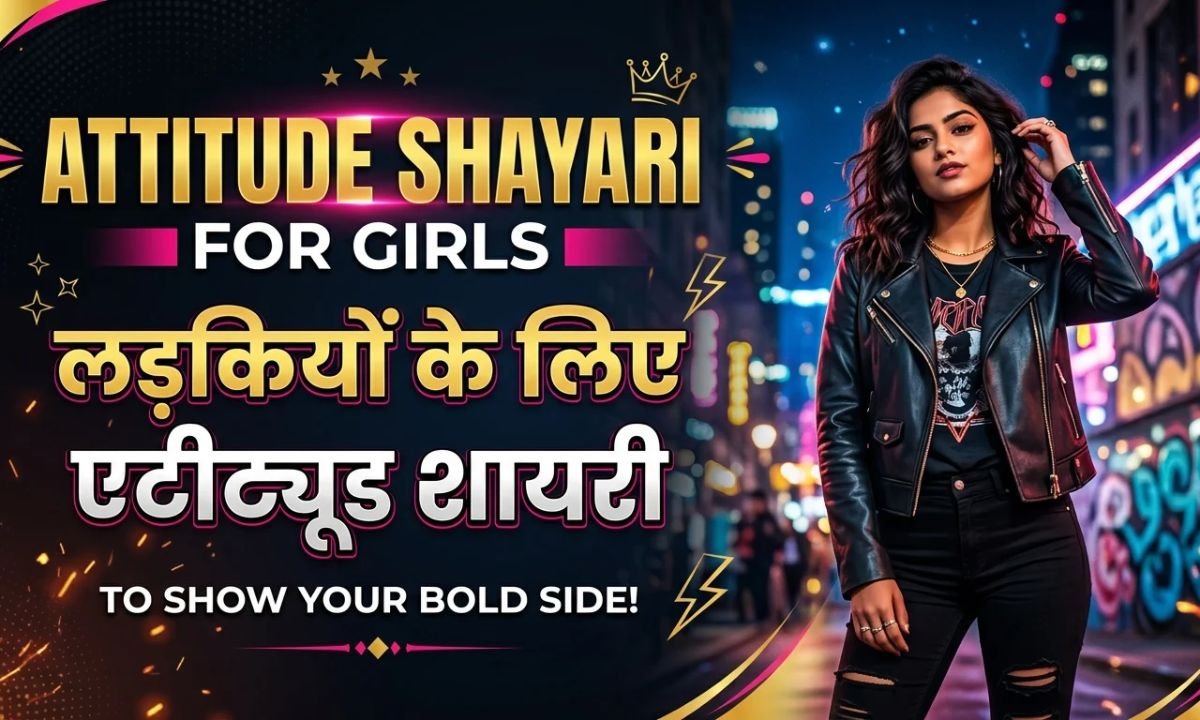 Attaitude Shayari for Girls in Hindi to Show Your Bold Side