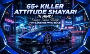 65+Killer Attitude Shayari in Hindi